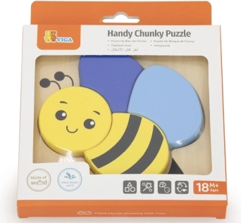 Wooden Puzzle – Bee Insert for Little Ones