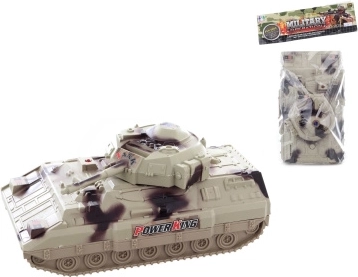 Patareidel töötav valguse ja heliga tank