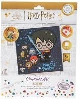 Crystal Art Postcard – HARRY POTTER Family 18 × 18 cm