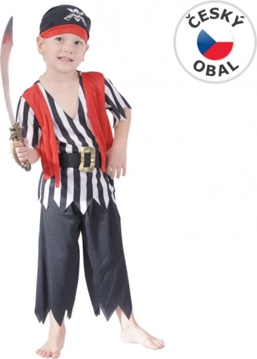 Carnival pirate costume for children 92-104 cm