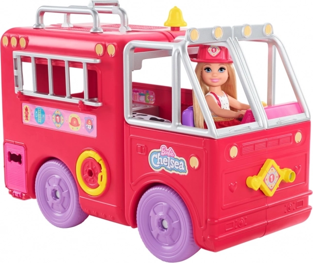 Barbie Chelsea tuletõrjeauto koos komplekti ja nukuga