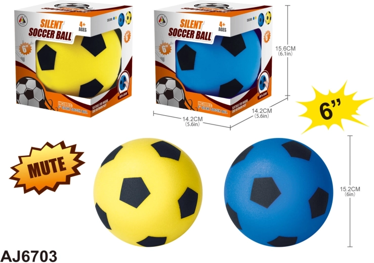 Silent Soccer Ball 15 cm