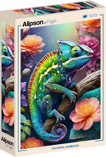 Alipson Puzzle Colorful Chameleon (500 pieces)