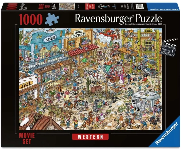 Ravensburgeri pusle filmikomplekt Western 1000 tükki
