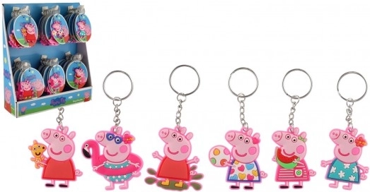 võtmehoidja Peppa Pig 10 cm – kummist ripats võtmete ja seljakoti jaoks