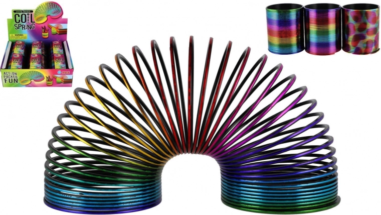 Värviline plastspiraal 8,5 cm