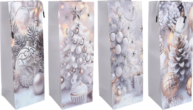 Christmas gift bottle bag M - 1 piece