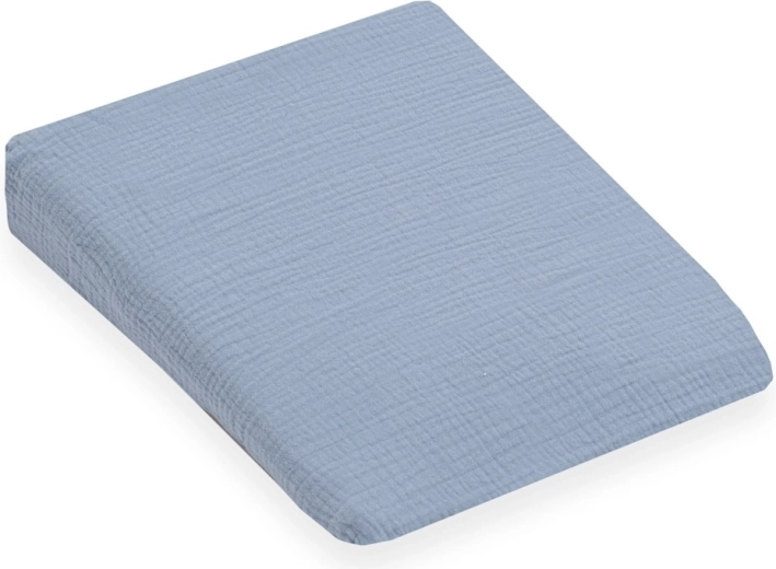 Mussliinist padjapüür beebi kiilpadjale – New Baby Standard 30 × 37 cm, sinine