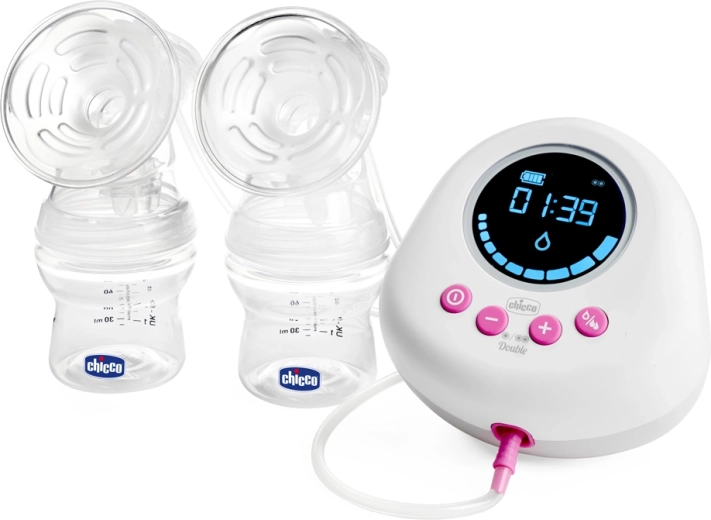 Chicco kahekordne elektriline rinnapump Double Pink