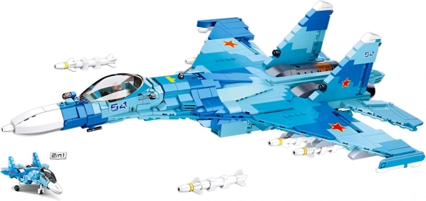 Sluban Model Bricks hävituslennuk SU-27 2 ühes