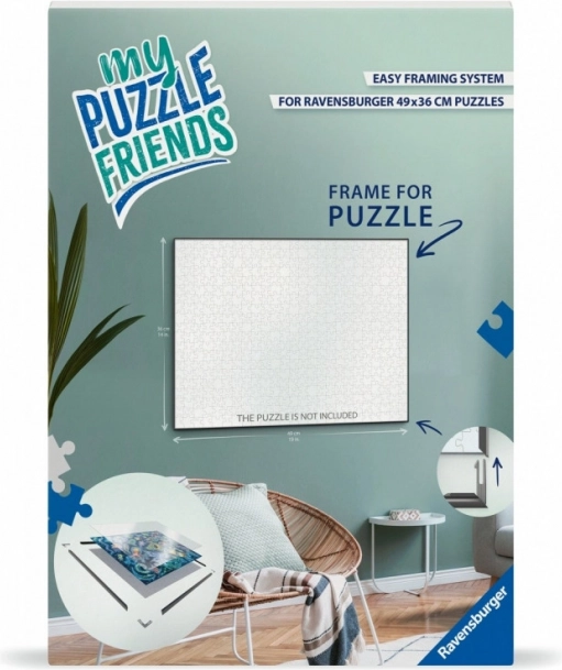 Puzzle Frame Ravensburger My Puzzle Friends 49x36cm - Black