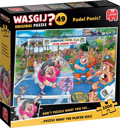 Jumbo Wasgij Original 49: Paanika padeliväljakul! pusle 1000 tükki