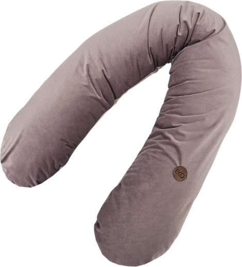 EKO nursing pillow cotton Velvet dark pink 180 cm
