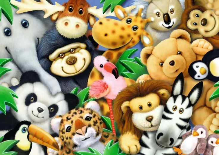 Ravensburger pusle „Pehmed mänguasjad“ 35 tükki