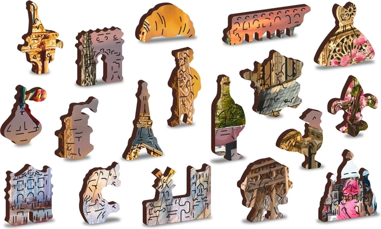 Unique figurine-shaped pieces