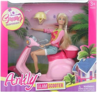 Doll on a Motorcycle