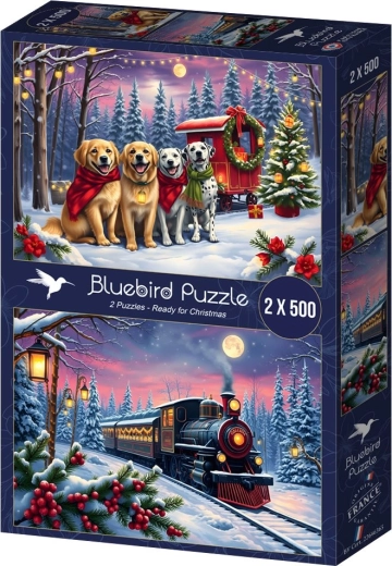 Bluebird pusle Jõulud saabuvad 2×500 tükki
