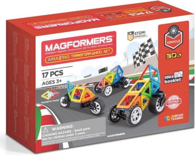 MAGFORMERS Transform Wheel Buggy 17 pieces