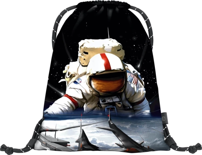 Baagl drawstring bag eARTh – Astronaut by Caer8th