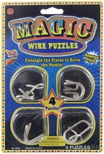 Metal Puzzle – Set of Small Brain Teasers