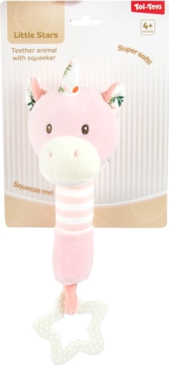 Adorable animal in pink tones