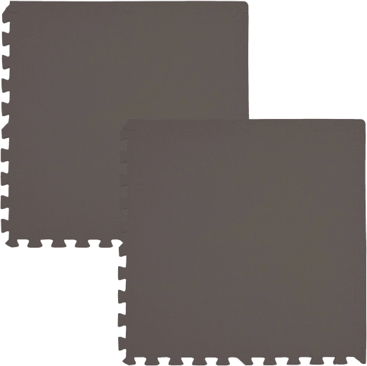 HUMBI Foam Mat 120 × 60, large waterproof puzzle, safe, 2 pcs, brown