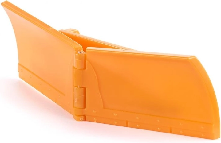 Adjustable snow plow for winter maintenance