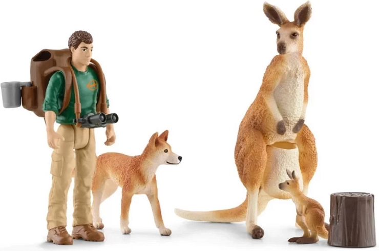 Schleich Kangaroo Set – Adventure in the Australian Bush