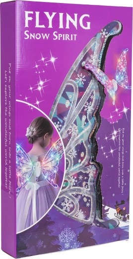 Glowing butterfly wings with music for children