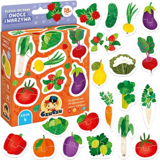 Pair Puzzles - Fruit and Vegetables