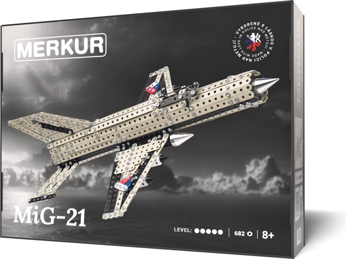 Merkur construction set fighter jet MiG-21, 682 pieces