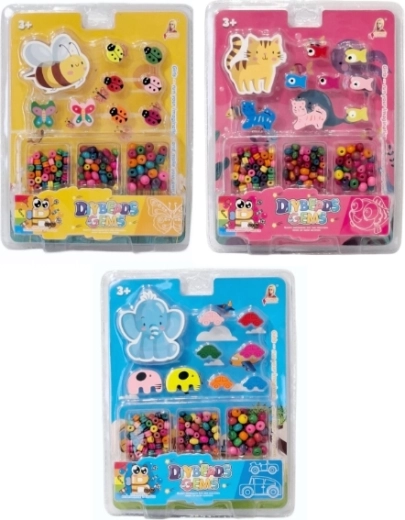 Creative wooden bead jewelry-making set - 1 piece