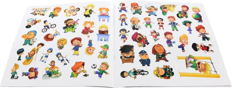 Rich set of stickers for creative decorating