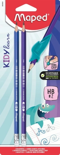Maped Kidy Learn Finger Guide grafiitpliiatsite komplekt, 2 tk