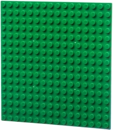 L‑W Toys alusplaat 16×16, tume‑roheline
