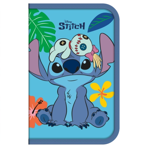 Lilo ja Stitchi täidetud koolipinal sinine