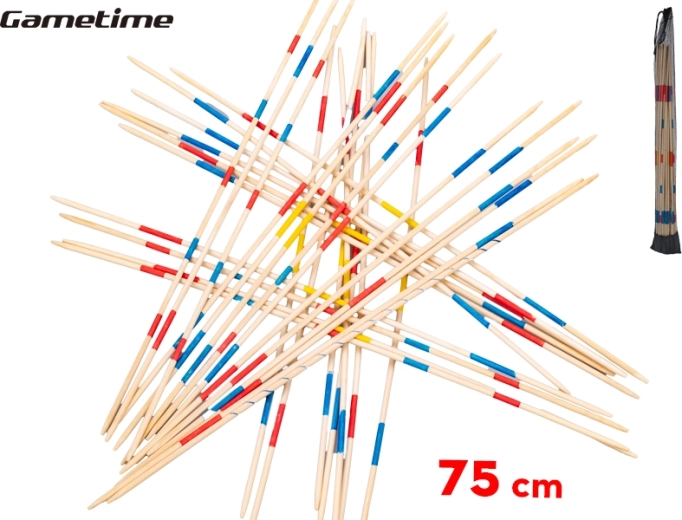 Gametime mega mikado 75 cm – puidust pere mäng