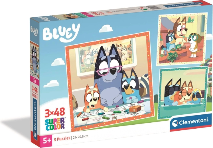 Pusle BLUEY 3×48 tükki