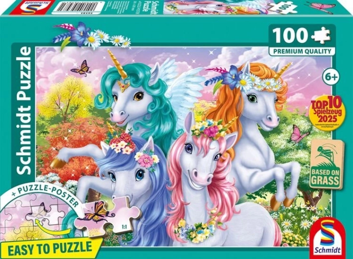 Schmidt puzzle Unicorn Snapshot 100 pieces