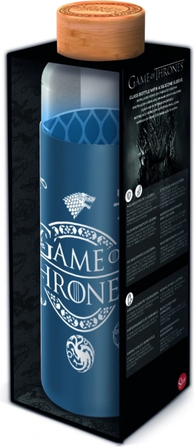 Klaaspudel silikoonümbrisega 585 ml – GAME OF THRONES