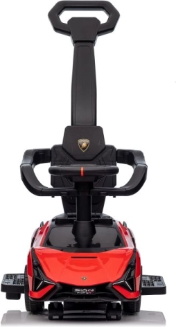 Lamborghini QLS-996T Ride-on with Push Handle Red