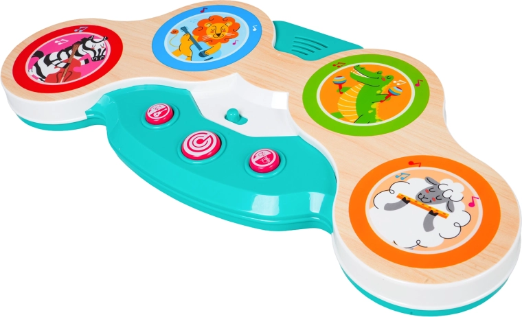Touch drums with safari animals