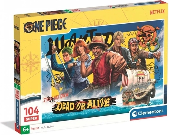 Clementoni pusle Super Color One Piece (Netflix) 104 tükki