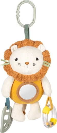 hanging lion rattle with teether small foot