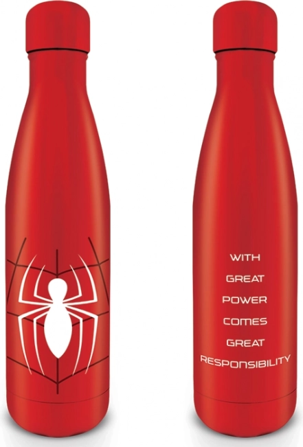 Roostevabast terasest pudel SpiderMani motiiviga 540 ml