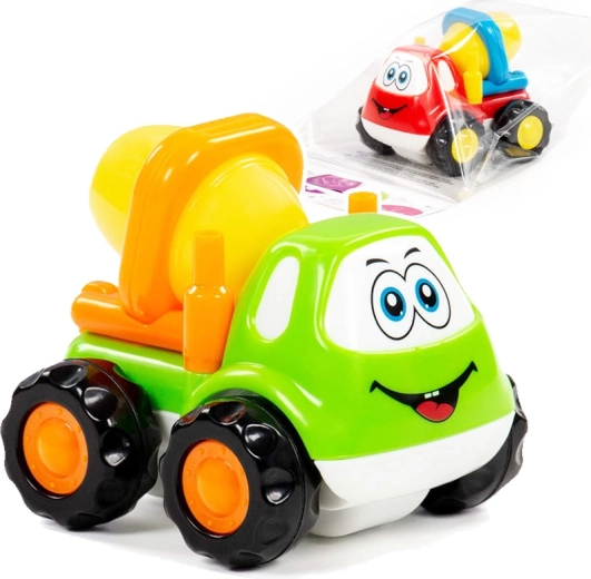 Kids’ concrete mixer – plastic toy truck for little builders