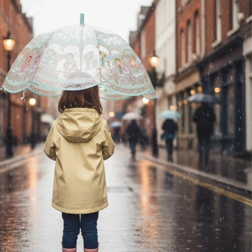 Tinyly Transparent Kids' Umbrella by DJECO