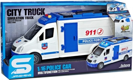 Police car with flywheel 1:16