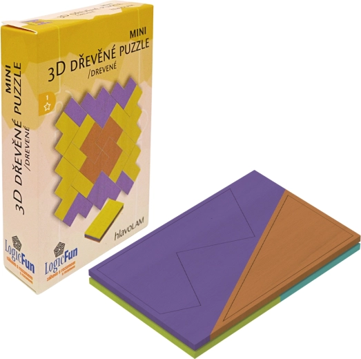 Mini 3D Wooden Puzzles – multiple types