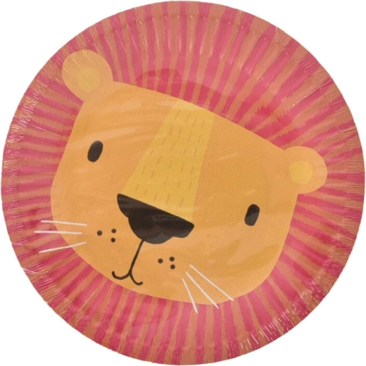 Pabertaldrikud Jungle 18 cm (10 tk)